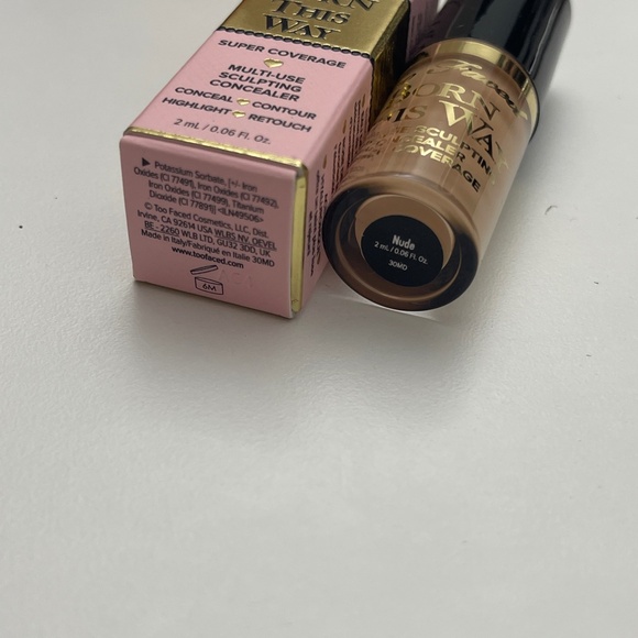 NEW Too Faced Born This Way Super Coverage Multi-Use Sculpting Concealer 2ml - Picture 2 of 6
